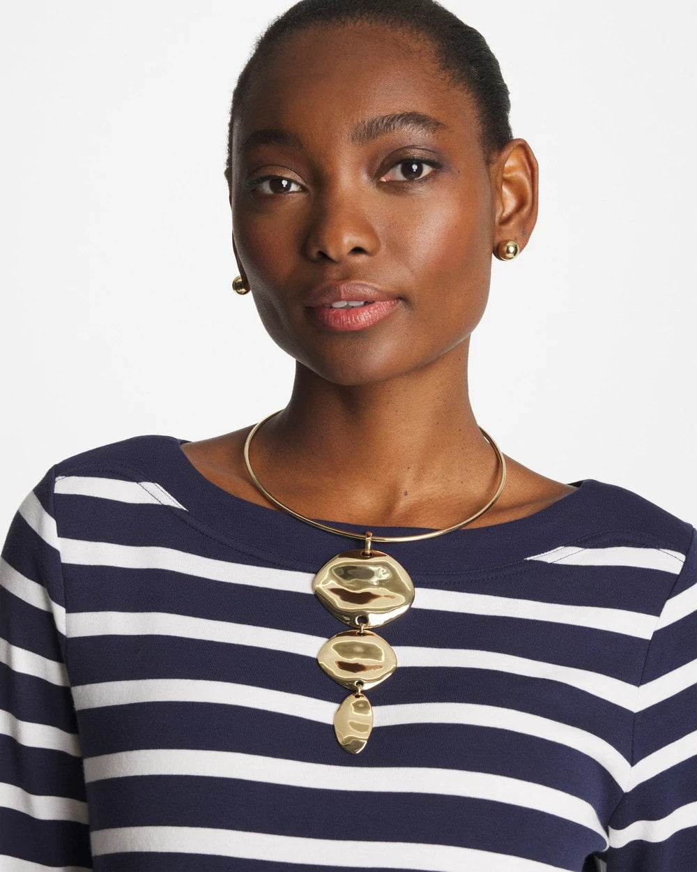 Chico's Popular | Linear Reversible Pendant Necklace