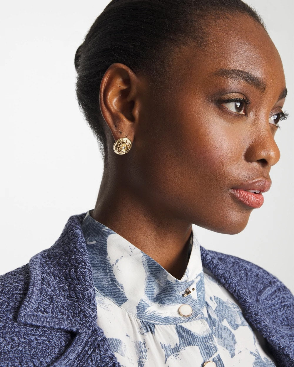Chico's Best Seller | Lucky Coin Flower Stud Earrings