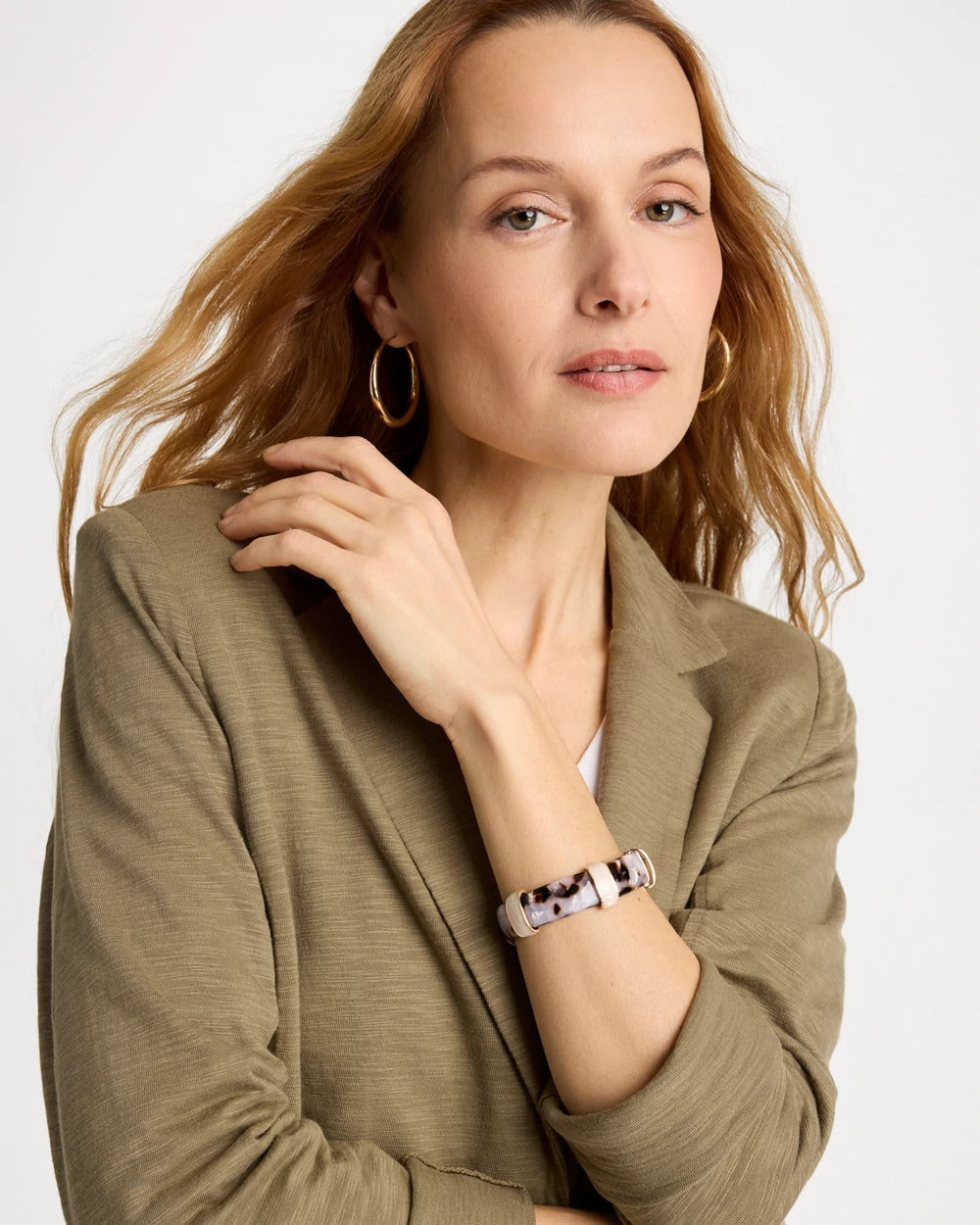 Chico's Best Seller | Tortoise Spider Lily Stretch Bangle