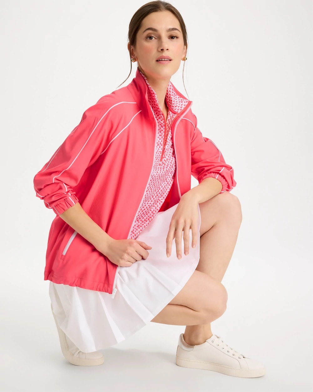 Chico's Premium | Zenergy® Ripstop Piping Jacket