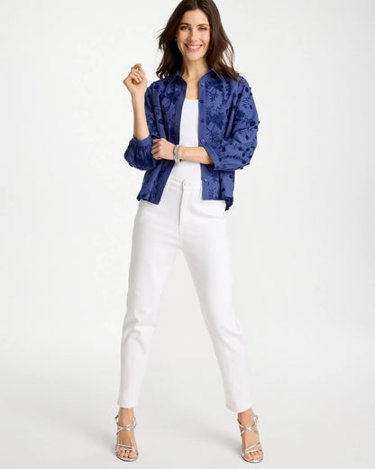 Chico's Smart Buy | 3D Floral Embroidered Top