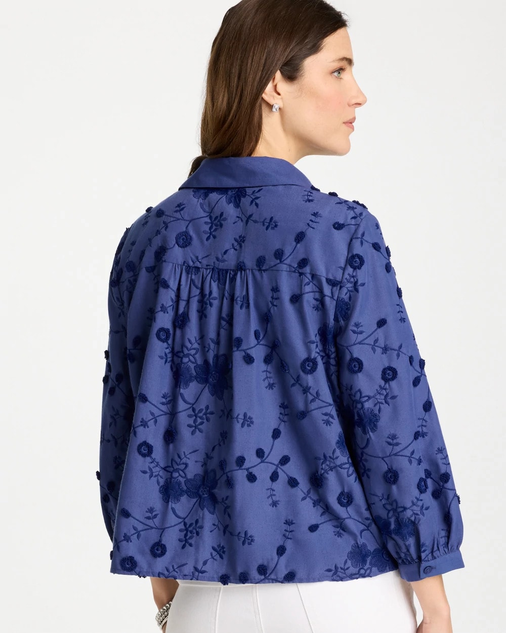 Chico's Smart Buy | 3D Floral Embroidered Top