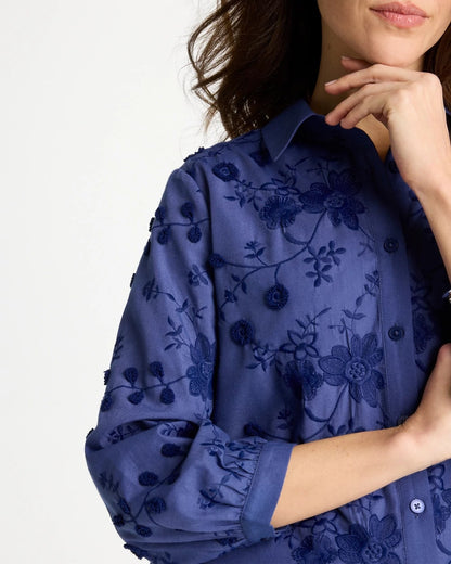 Chico's Smart Buy | 3D Floral Embroidered Top
