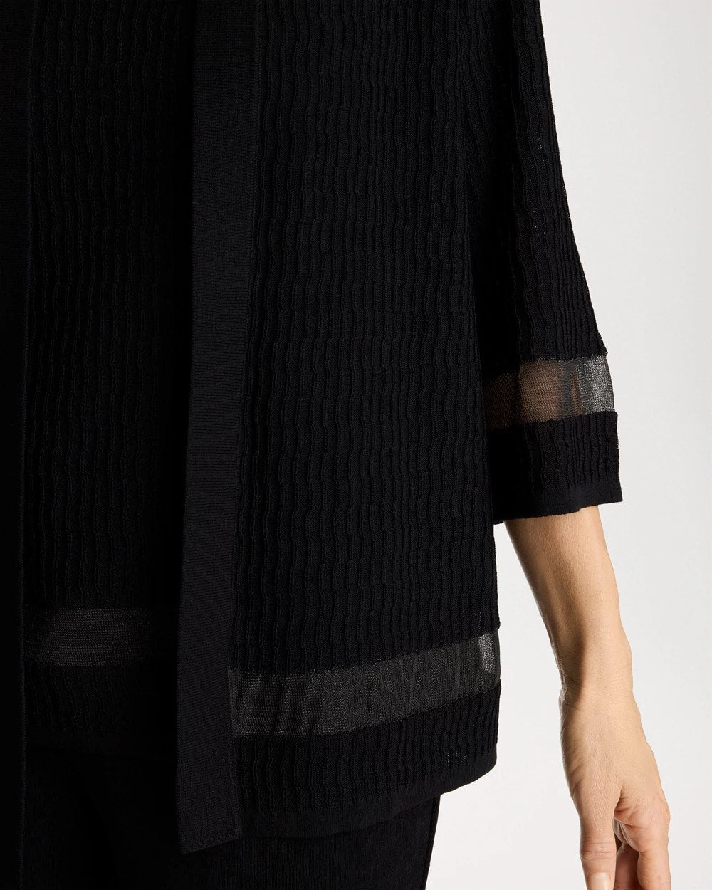 Chico's Customer Favorite | Travelers™ Sheer Stripe Cardigan