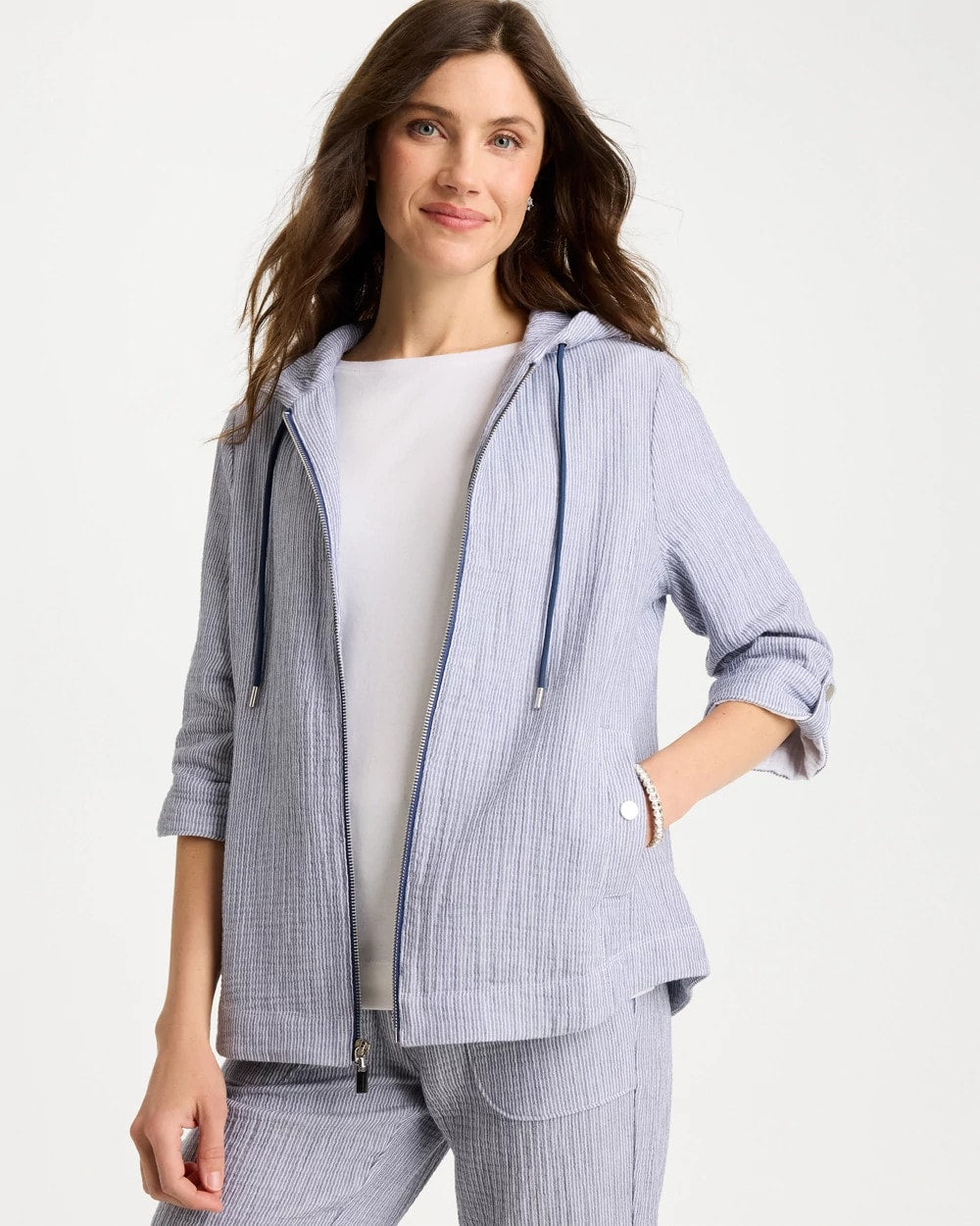 Chico's Customer Favorite | Zenergy® Striped Gauze Jacket
