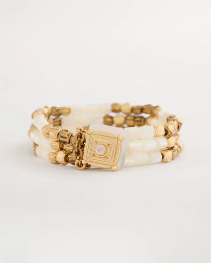 Chico's Sale | Set of 3 Pearl Treasure Stretch Bracelets