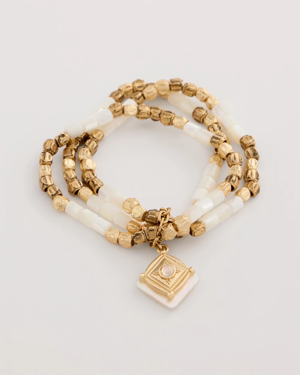 Chico's Sale | Set of 3 Pearl Treasure Stretch Bracelets