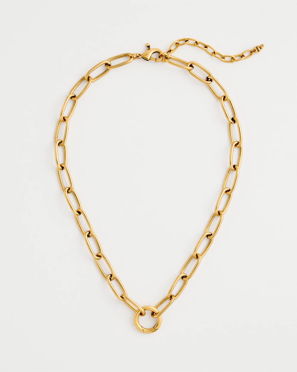 Chico's New | Golden Charm Link Necklace