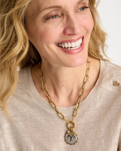 Chico's New | Golden Charm Link Necklace