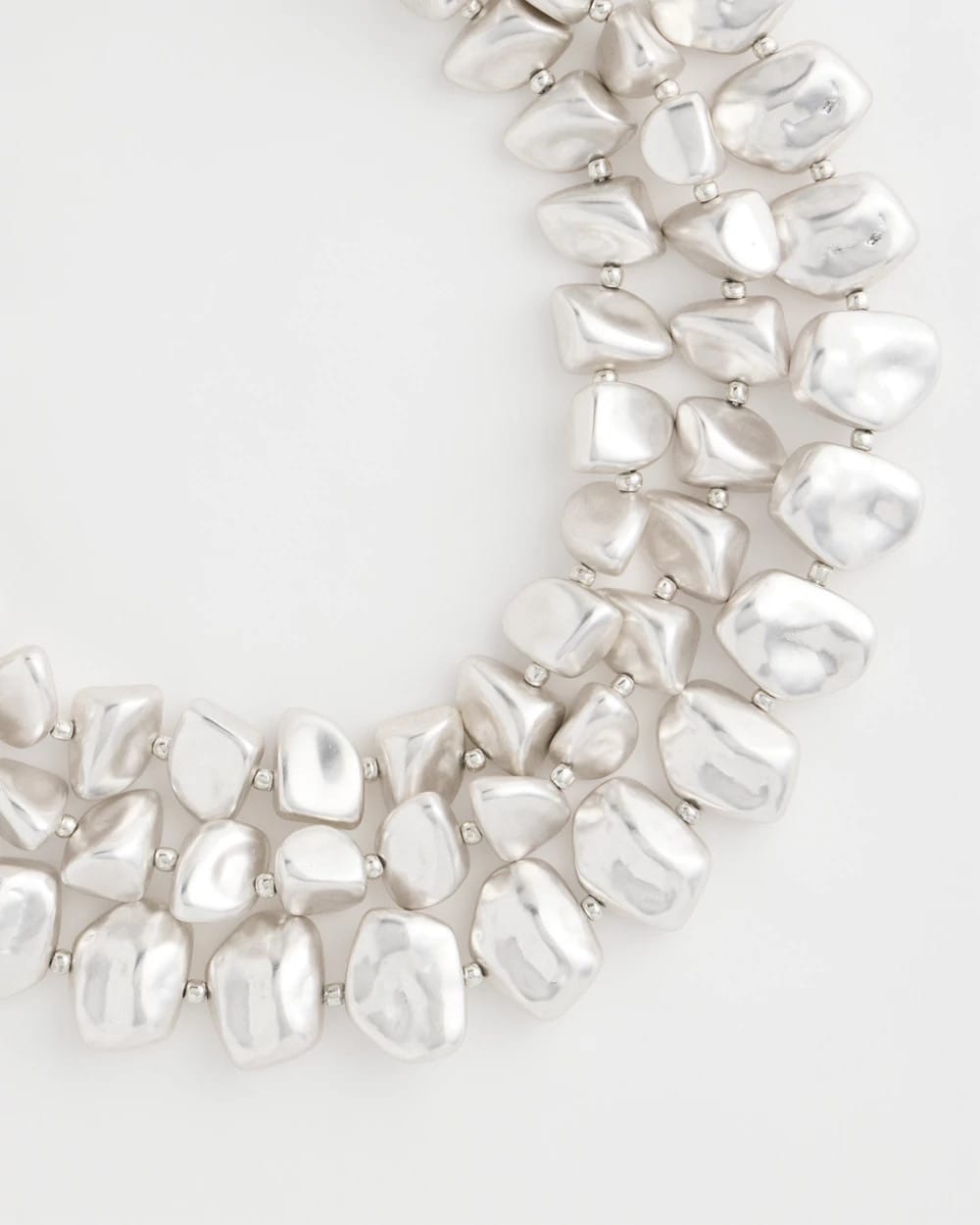 Chico's Discount | Chunky Silver Multi-Strand Necklace
