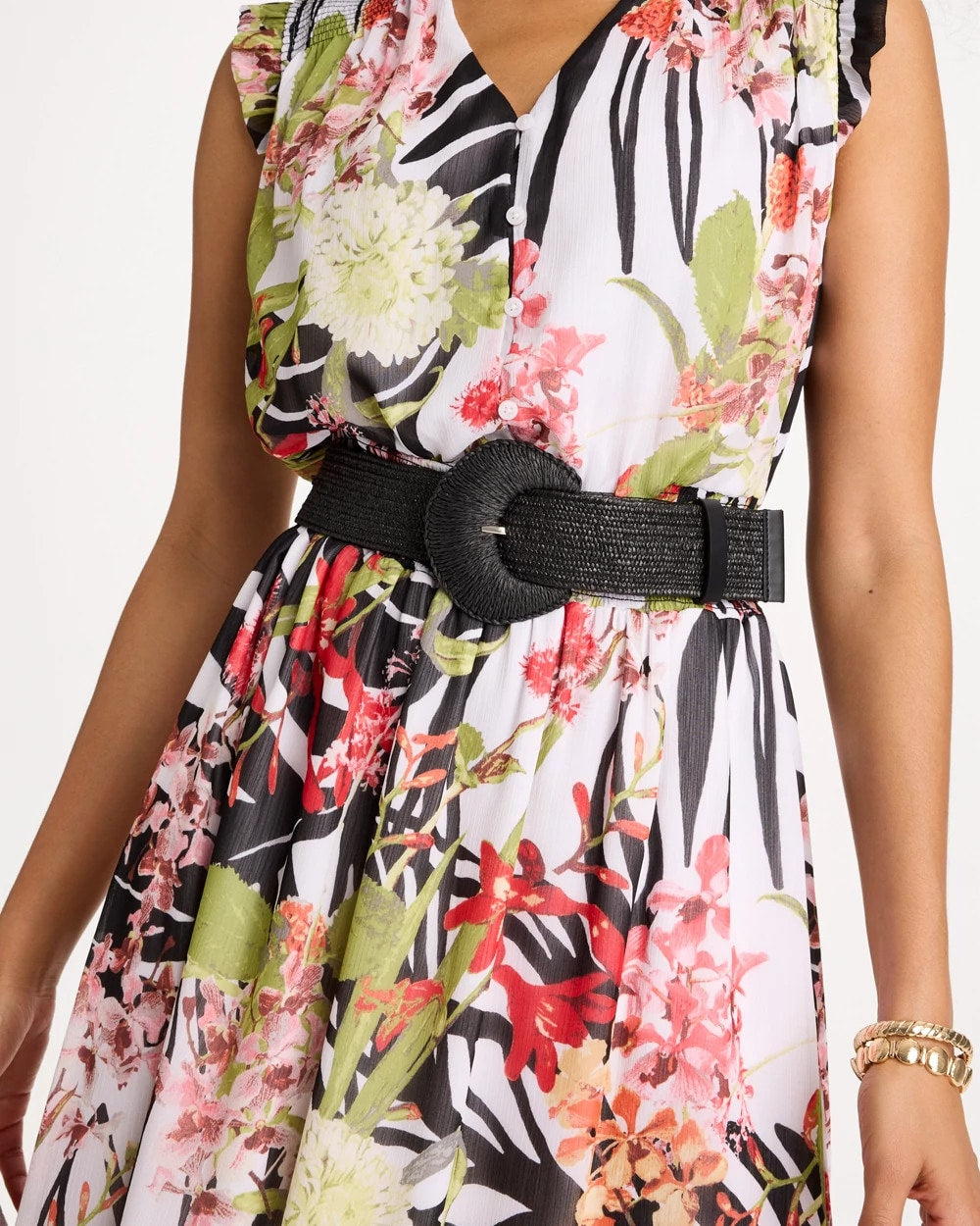 Chico's Top Pick | Raffia Wrapped Stretch Belt