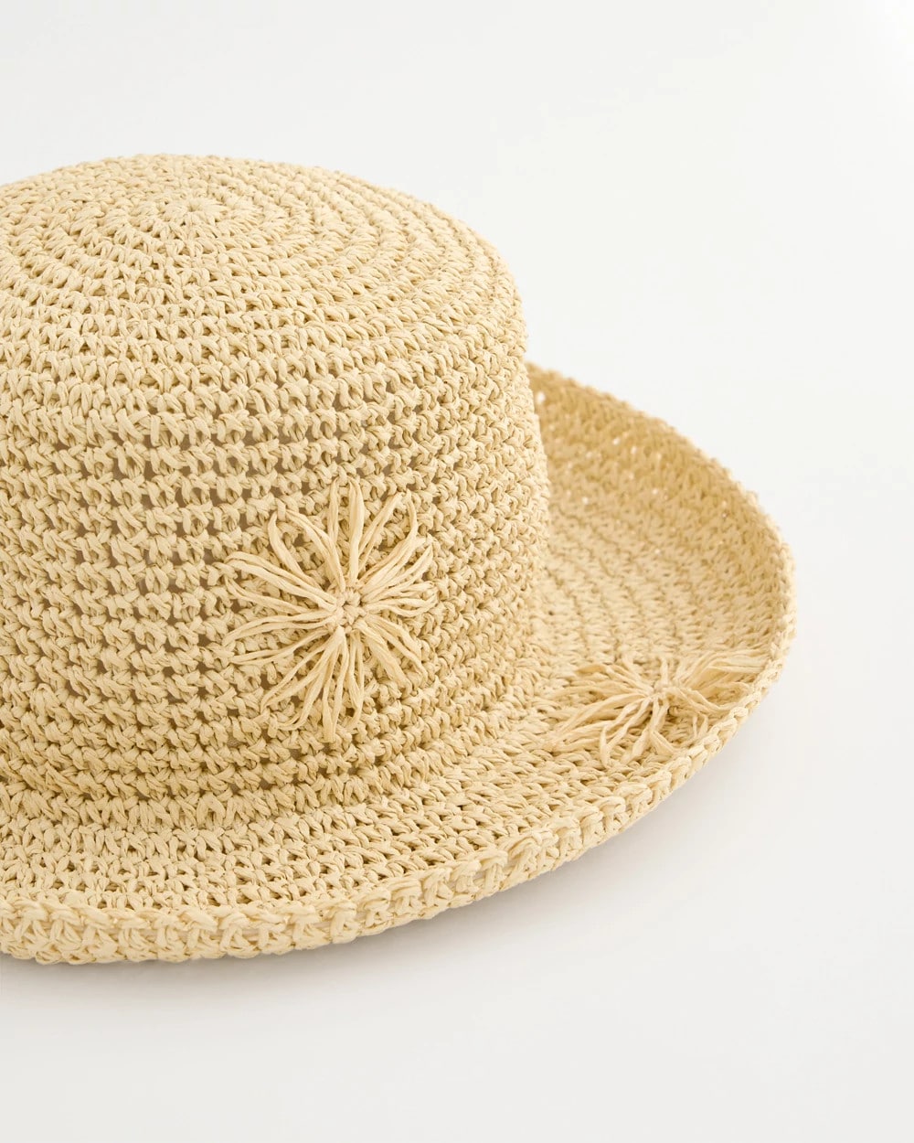 Chico's Discount | Straw Embroidered Beach Hat