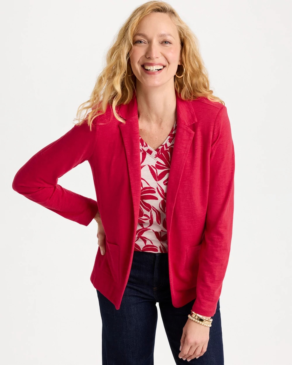Chico's Smart Buy | Slub Knit Blazer
