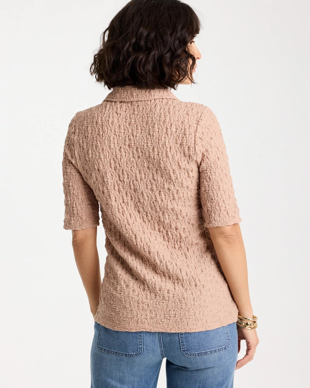 Chico's Hot Sale | Textured Camp Tee