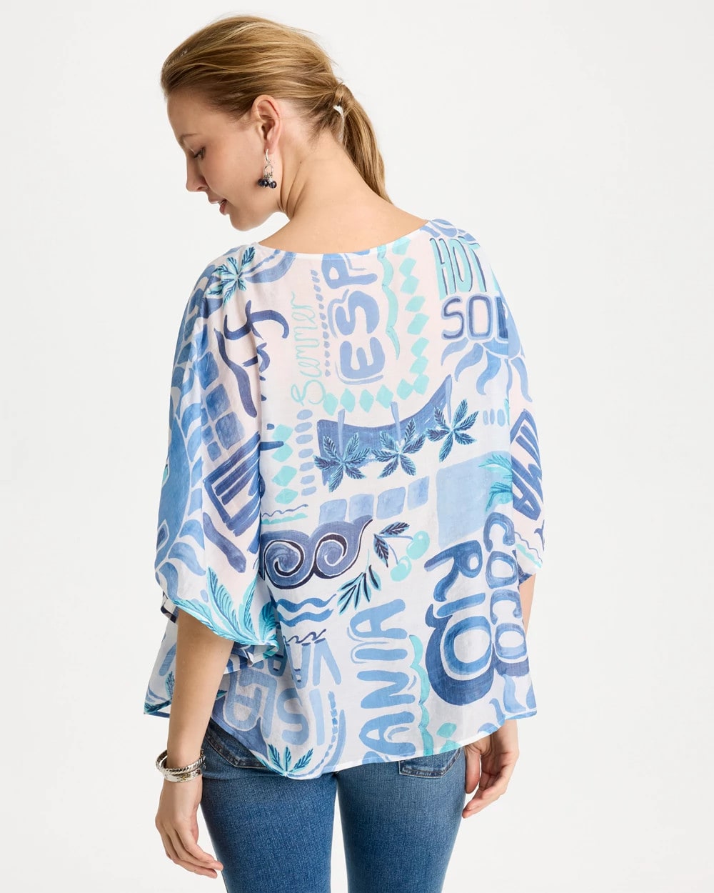 Chico's Best Price | Island Printed Poncho