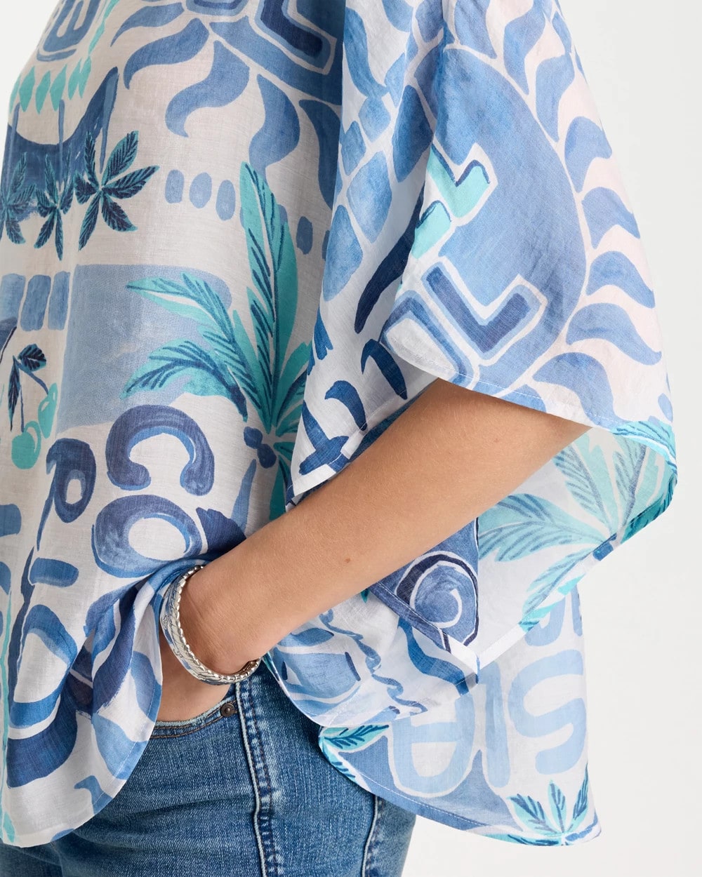 Chico's Best Price | Island Printed Poncho