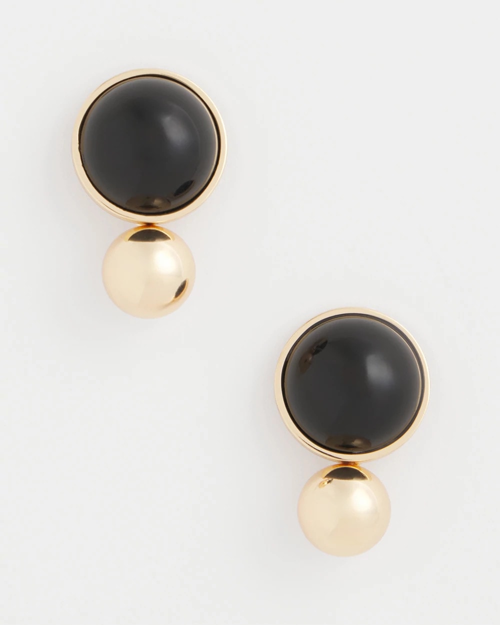 Chico's Recommended | Black Sphere Drop Earrings