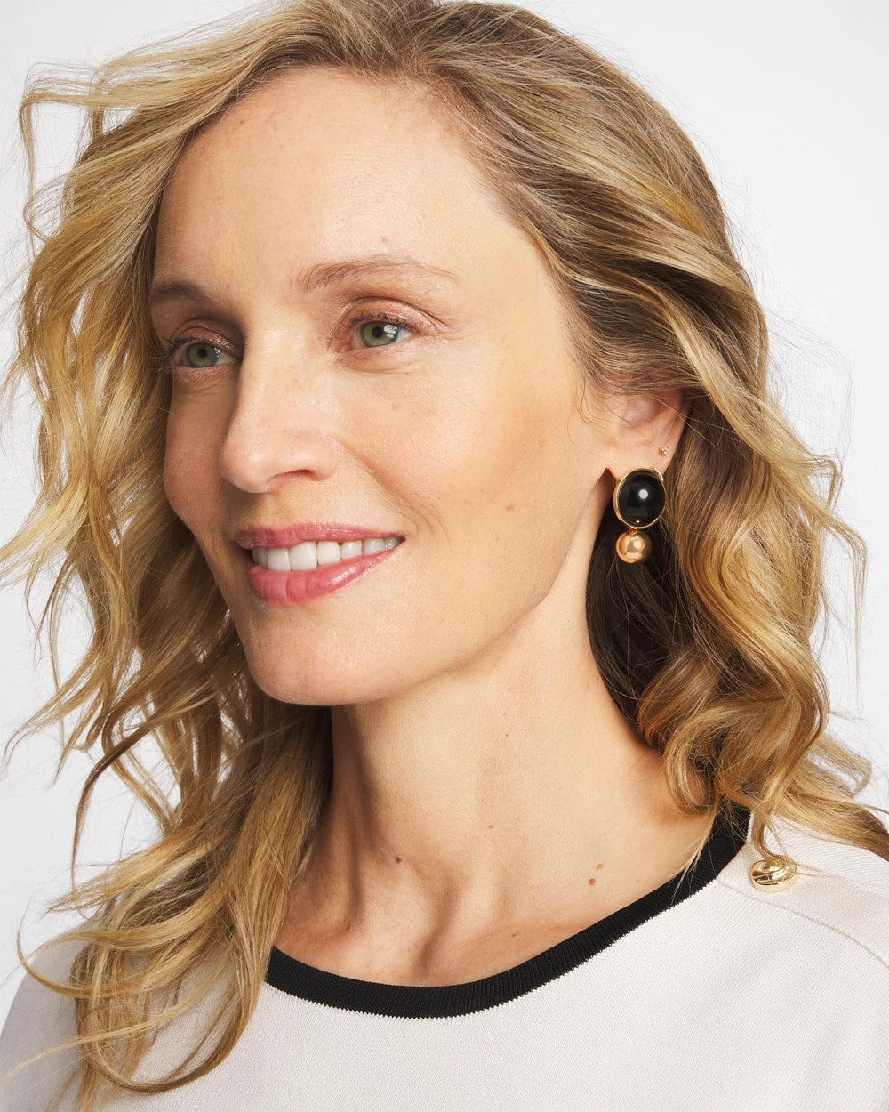Chico's Recommended | Black Sphere Drop Earrings