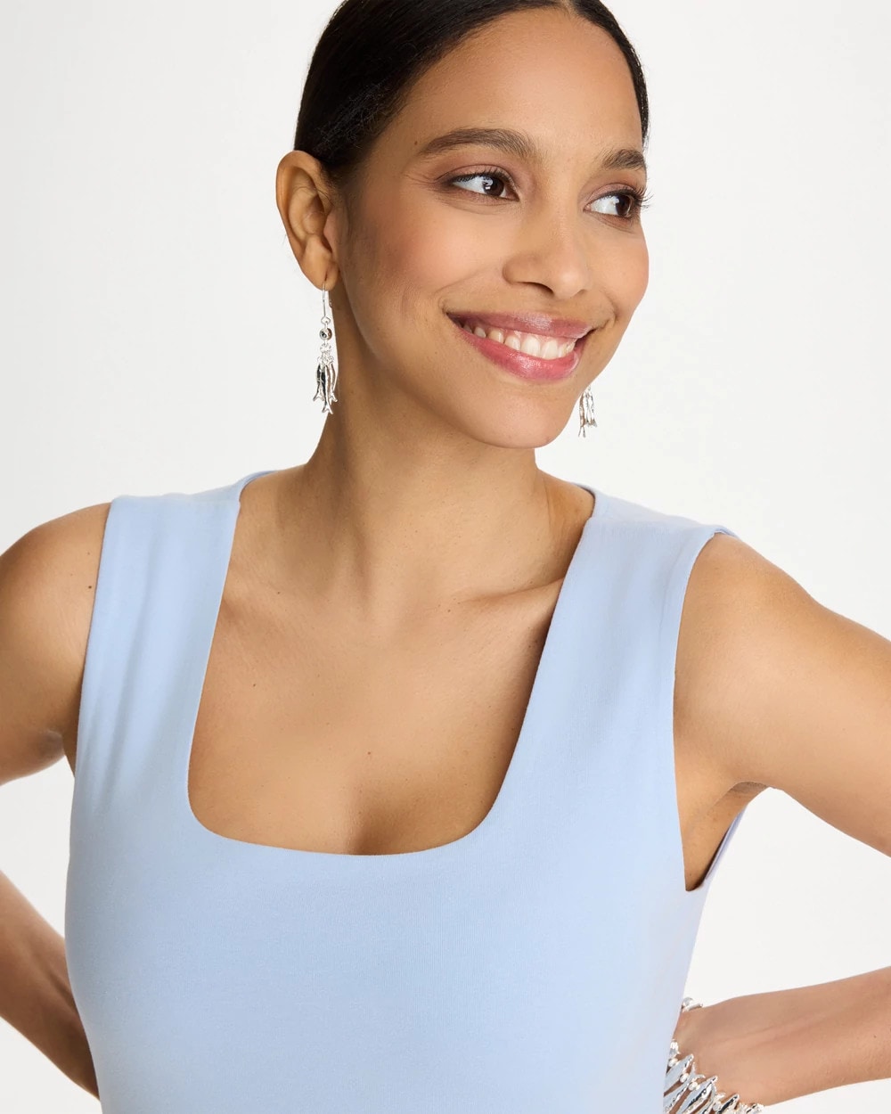 Chico's Great Value | Contour Cotton™ Square Neck Tank