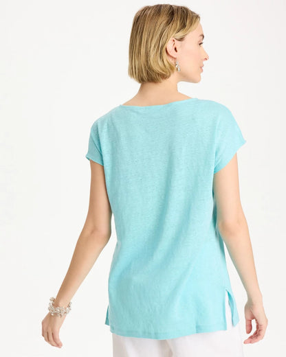 Chico's New | Linen Dolman Tee