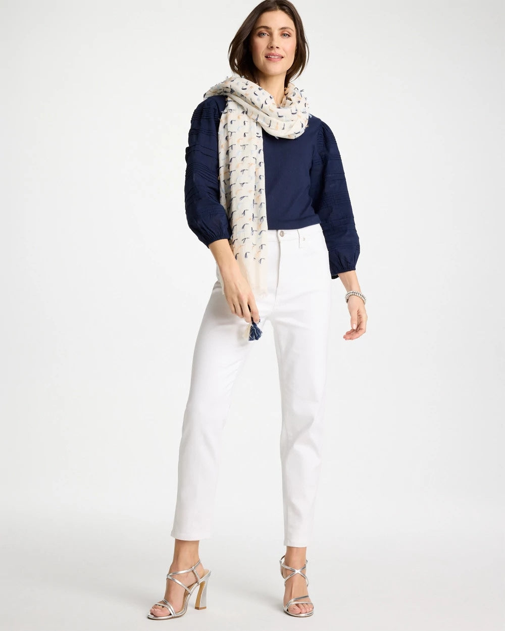 Chico's Best Seller | Pintuck Puff Sleeve Tee