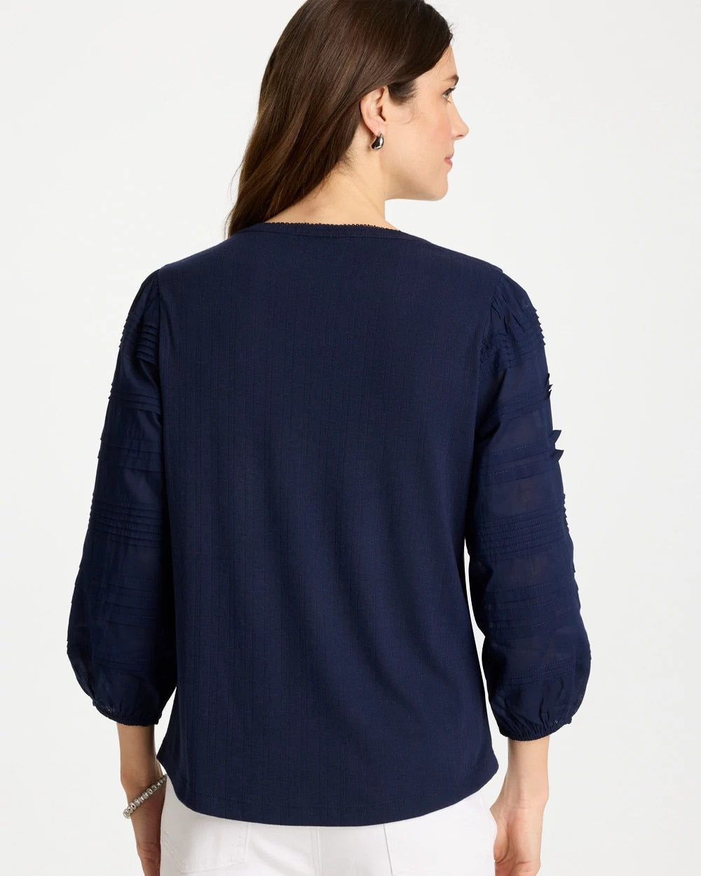 Chico's Best Seller | Pintuck Puff Sleeve Tee