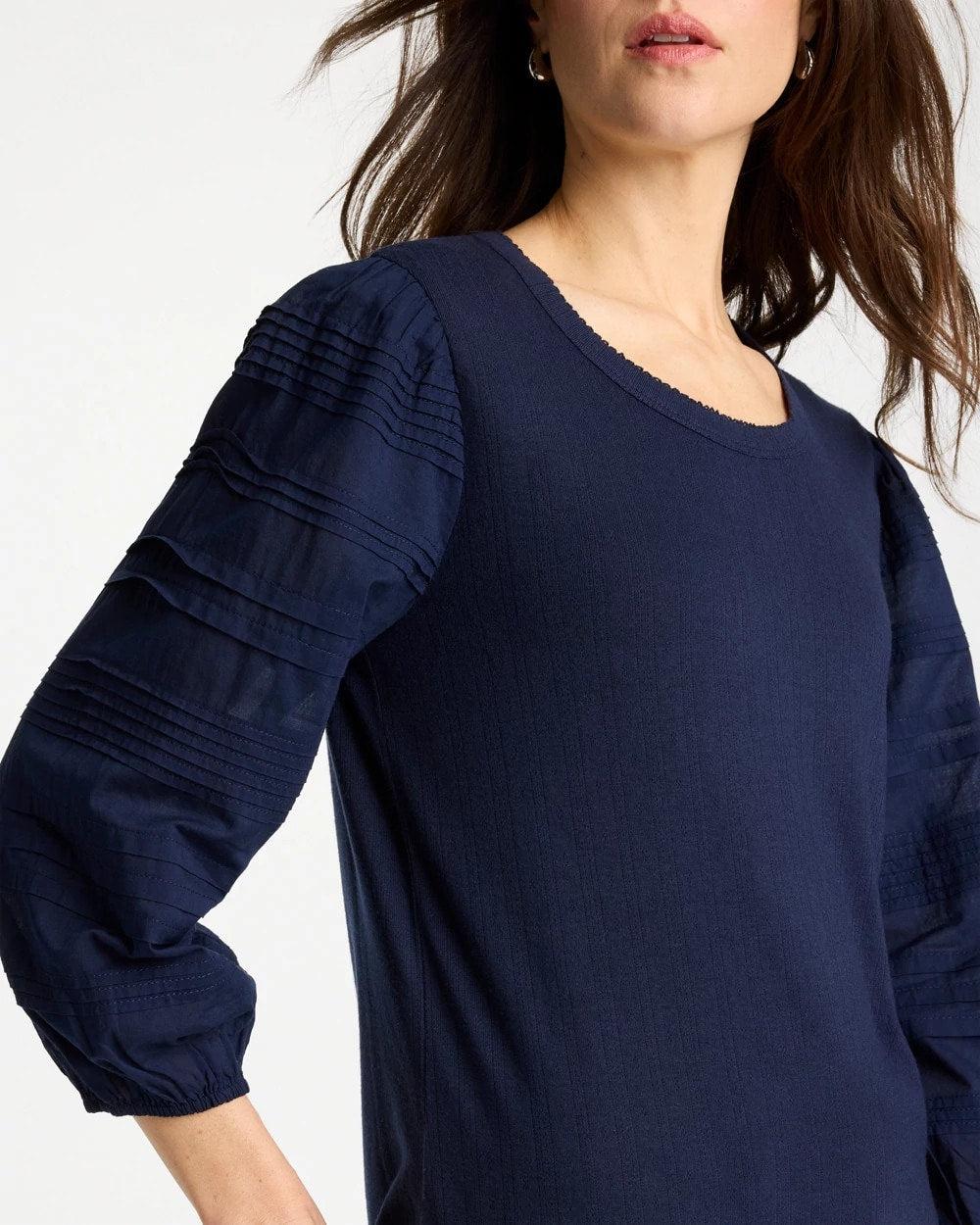 Chico's Best Seller | Pintuck Puff Sleeve Tee