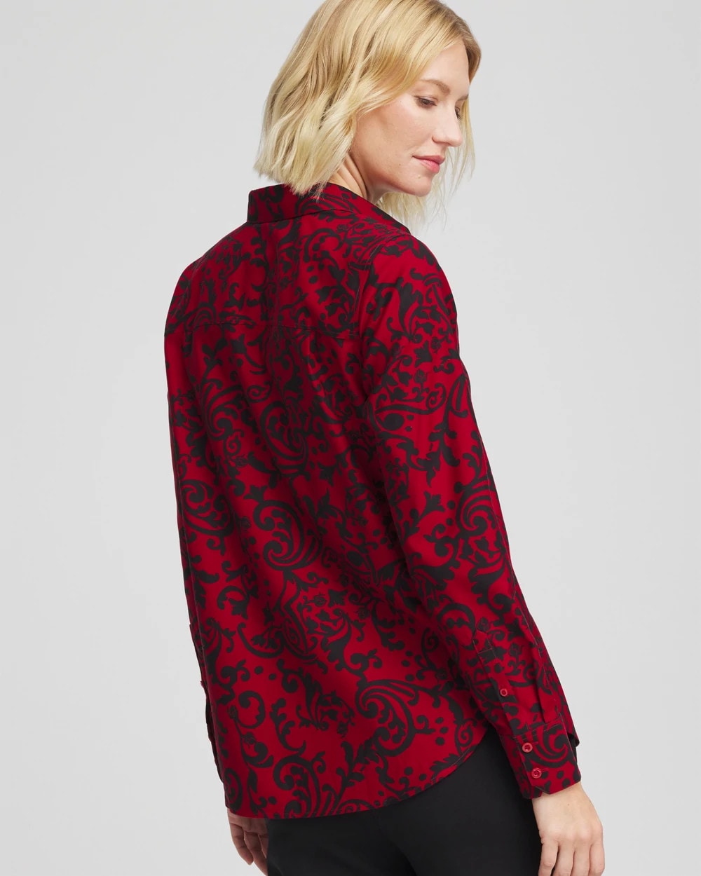Chico's Special Offer | No Iron™ Vinstra Scrolls Shirt