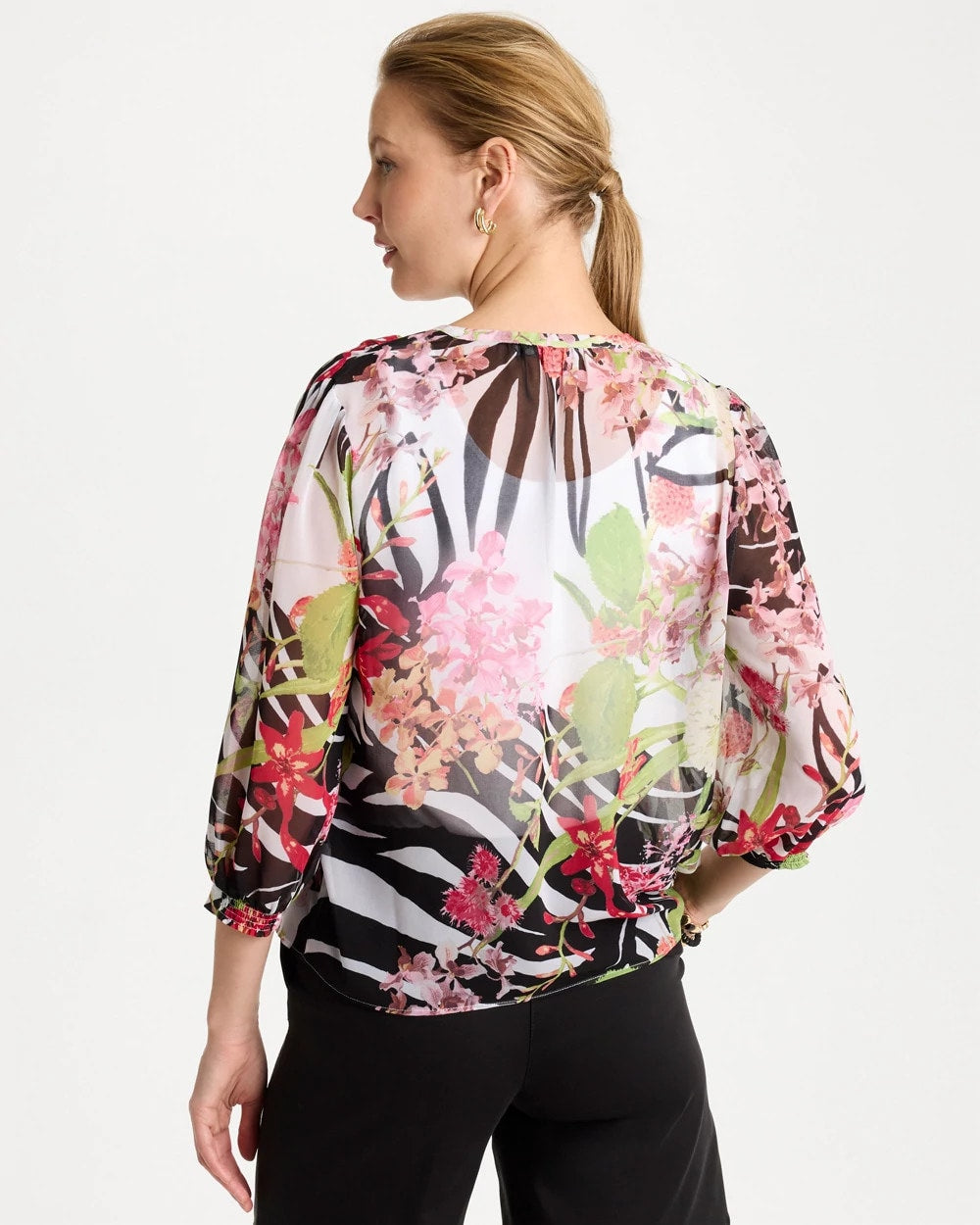 Chico's Customer Favorite | Georgette Lightweight Printed Blouse