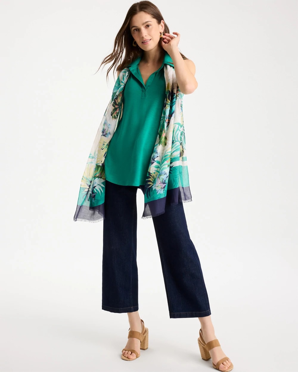 Chico's New | Collared Tunic Tank