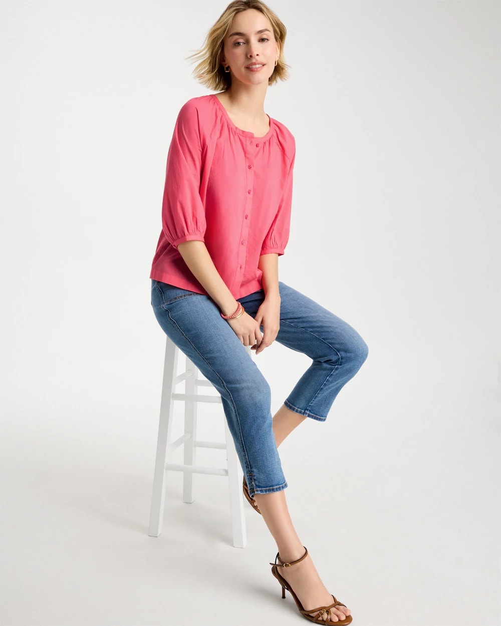 Chico's Trusted | Cotton Voile Blouse