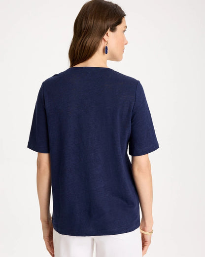 Chico's Best Price | Flora Lace V-Neck Tee