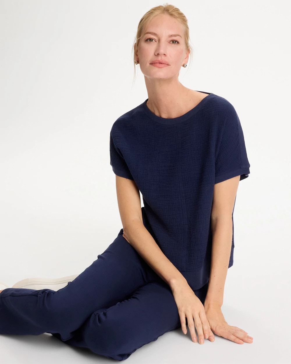Chico's Special Offer | Zenergy® Gauze French Terry Mix Tee