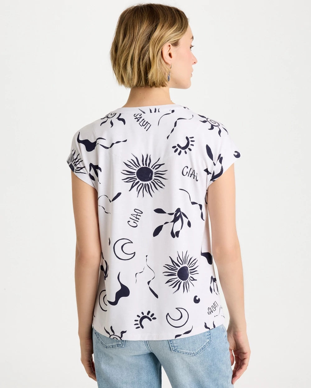 Chico's Signature | La Playa Refined Button Tee