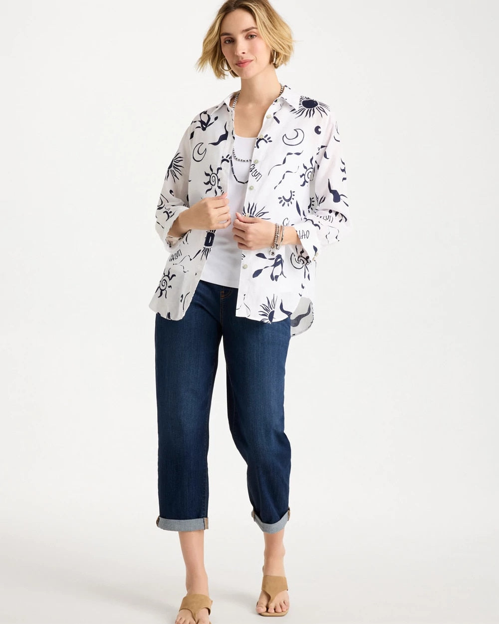 Chico's Customer Favorite | No Iron™ Linen Beach Shirt