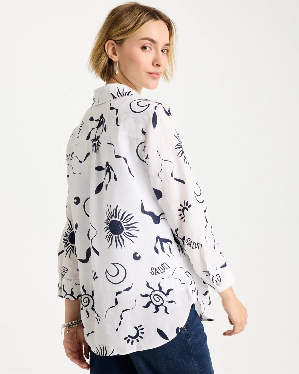 Chico's Customer Favorite | No Iron™ Linen Beach Shirt
