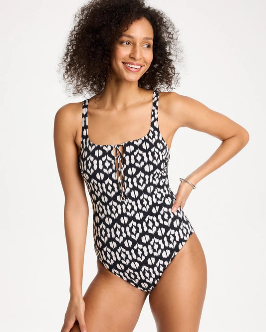 Chico's Top Pick | Gottex Mantra Square Neck One Piece Swimsuit