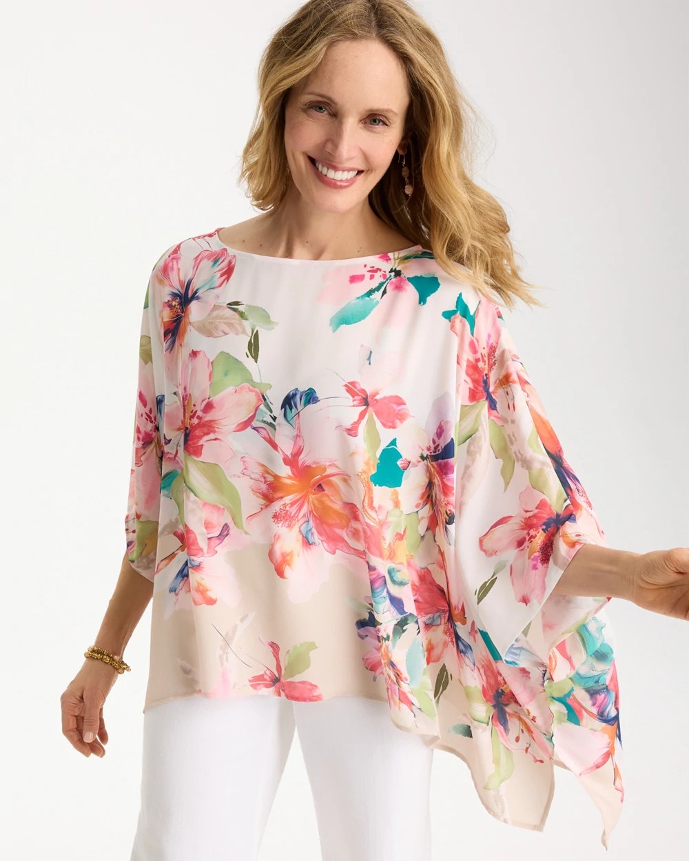 Chico's New | Croix Collage Classic Poncho