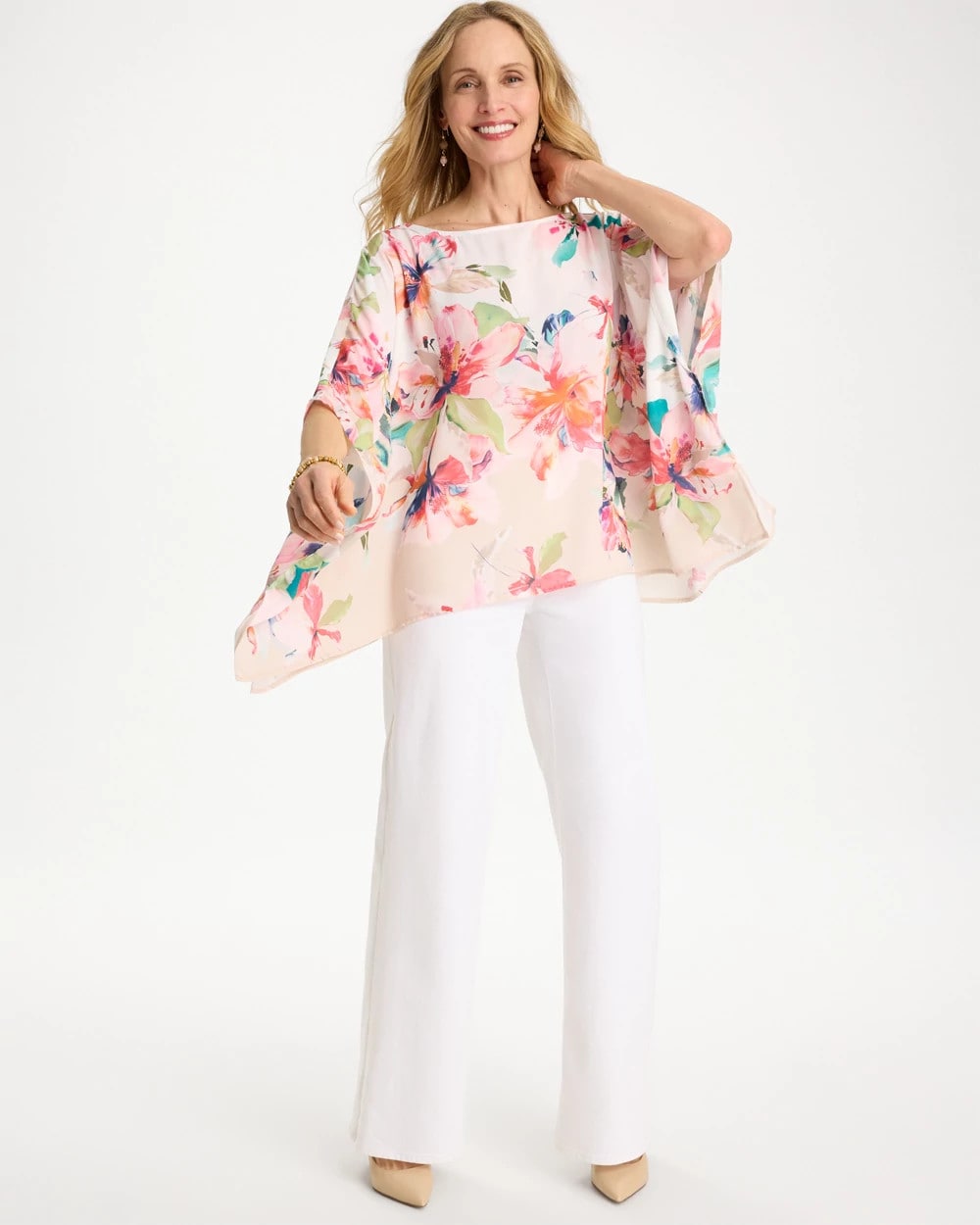 Chico's New | Croix Collage Classic Poncho