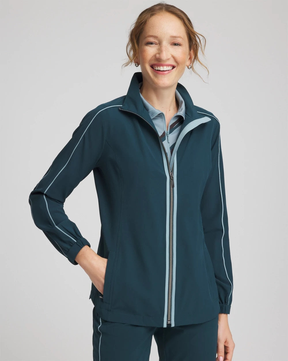 Chico's New | Zenergy® UPF Contrast Jacket
