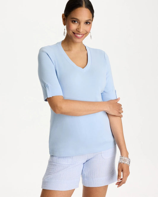Chico's Recommended | Pima V-Neck Tee