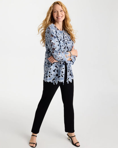 Chico's Great Value | Travelers™ Collection Contrast Lined Lace Jacket