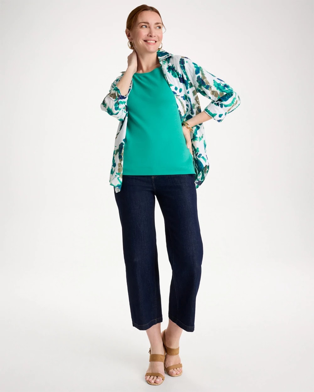 Chico's Smart Buy | Pima Elbow Sleeve Tee