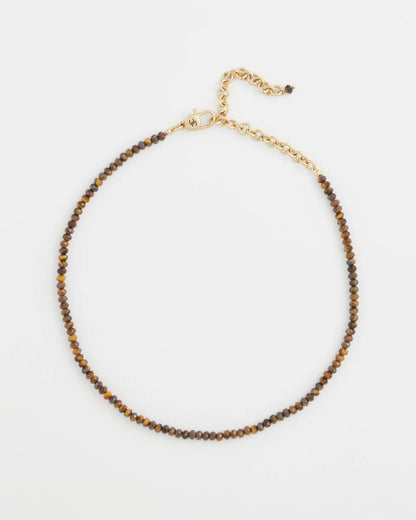 Chico's Trending | Genuine Tiger's Eye Stone Necklace
