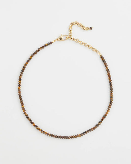 Chico's Trending | Genuine Tiger's Eye Stone Necklace