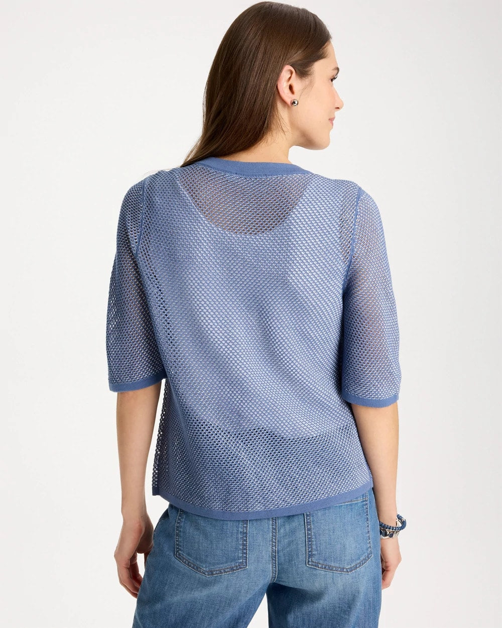 Chico's Everyday | Mesh Lady Jacket Cardigan