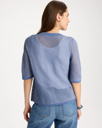 Chico's Everyday | Mesh Lady Jacket Cardigan