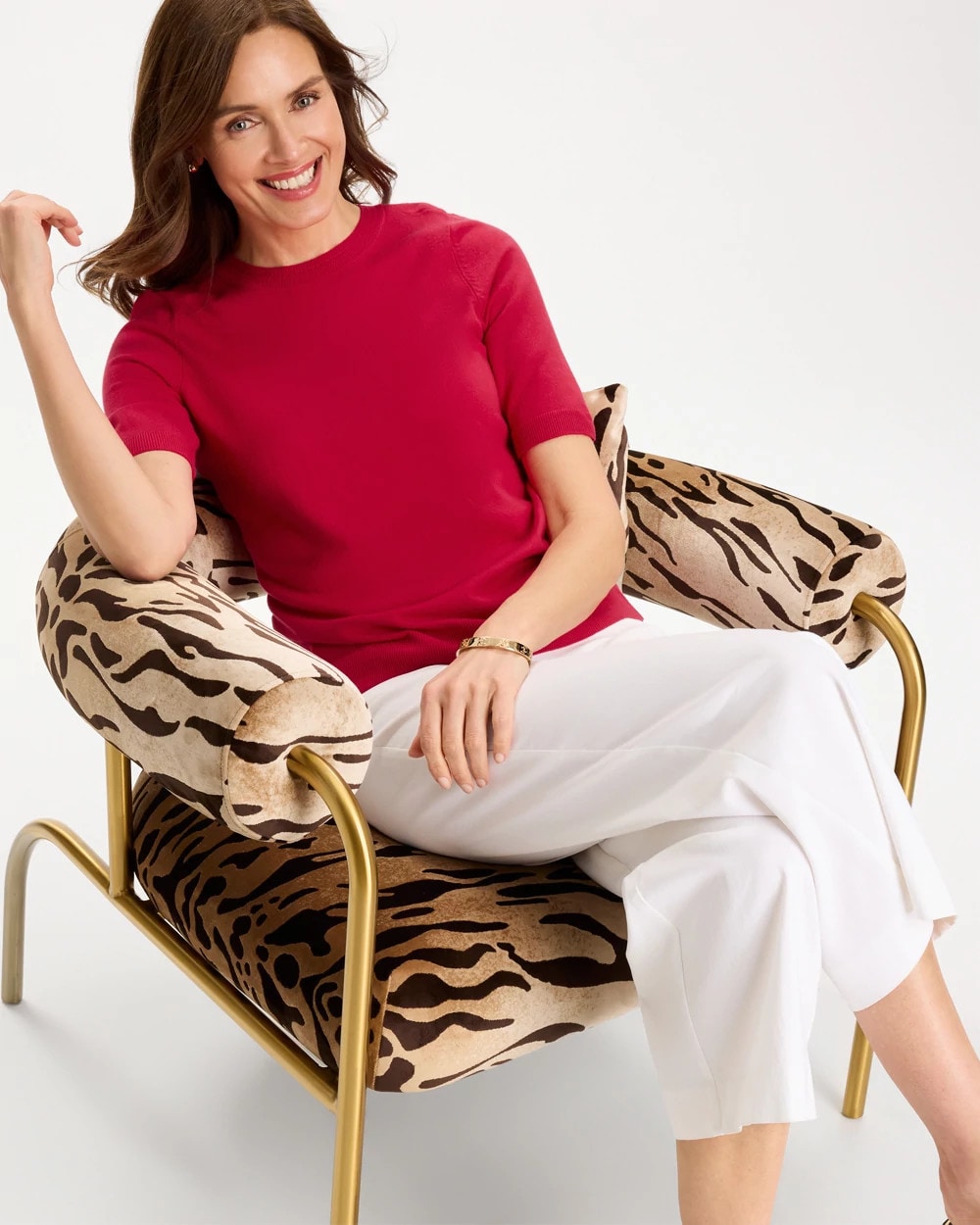Chico's Signature | Ella Short-Sleeve Sweater