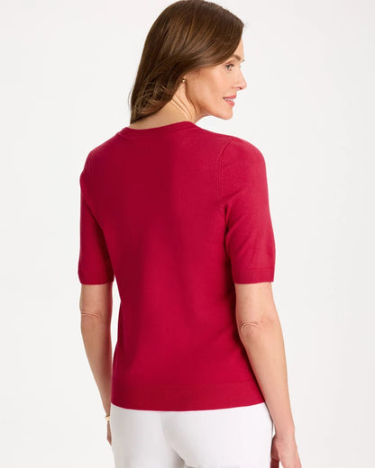 Chico's Signature | Ella Short-Sleeve Sweater