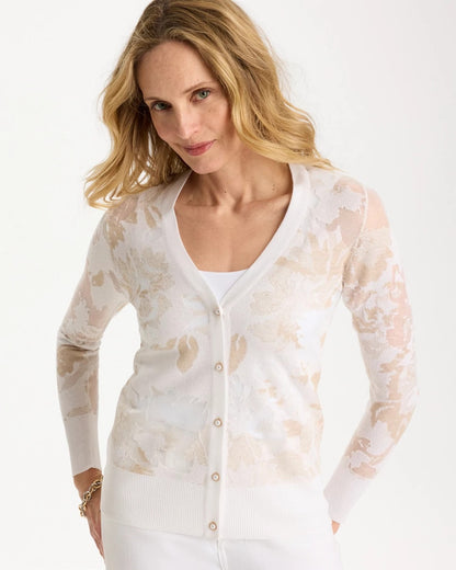 Chico's Great Value | Burnout Button-Front Cardigan